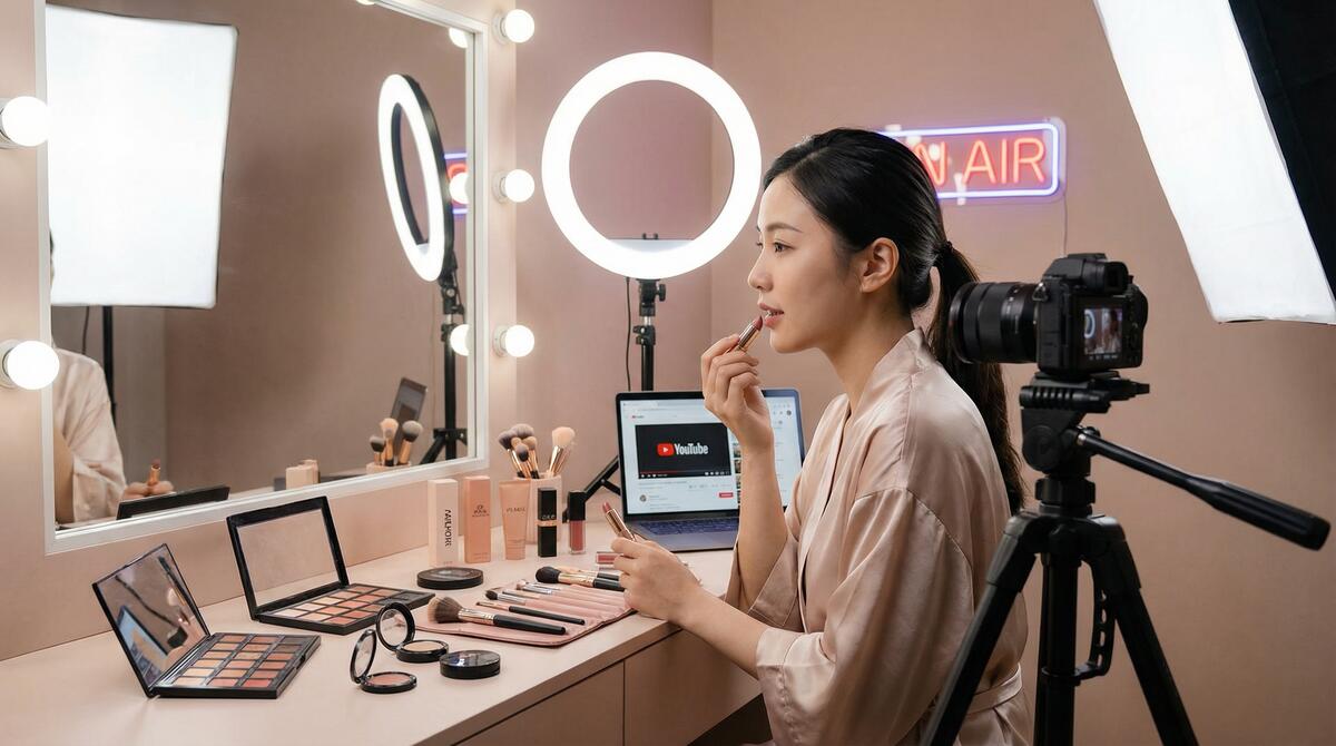 17c一起草美妆视频教程